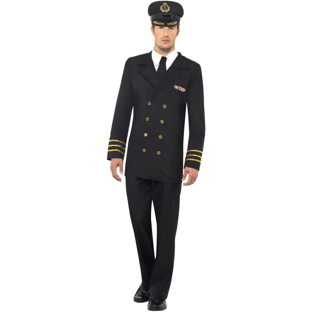 Navy Officer Costume, Male | Medium