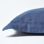 Linen Oxford Pillowcase | 48 x 74cm | Navy Blue