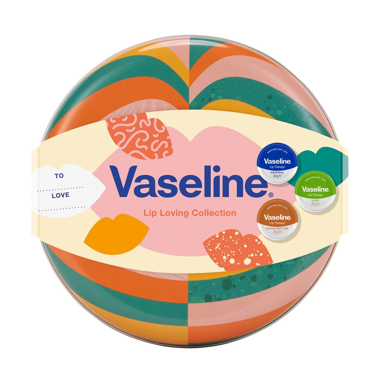 Lip Loving Collection 3 Pieces Lip Balm Tin Gift Set For Her