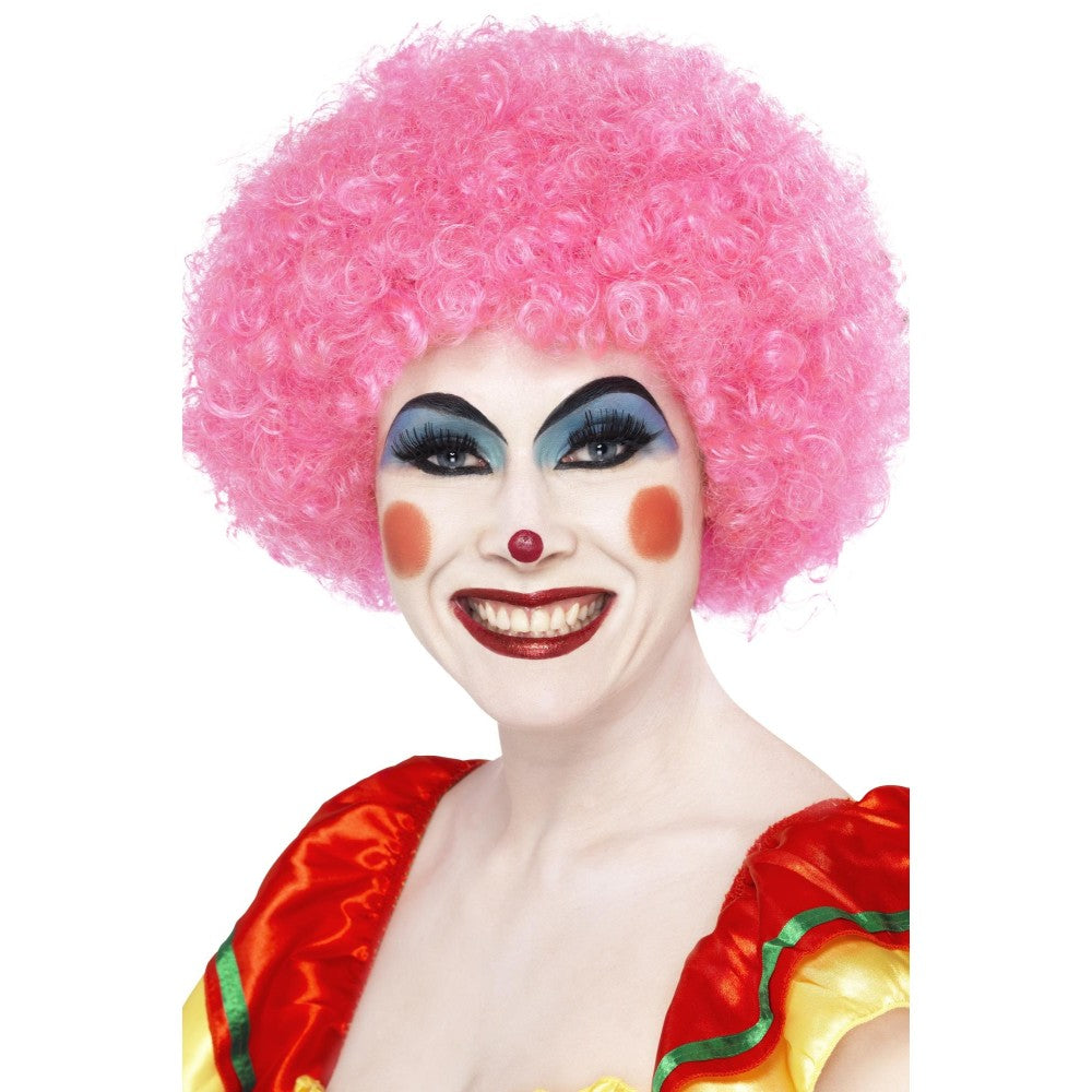 Crazy Clown Wig | Neon Pink