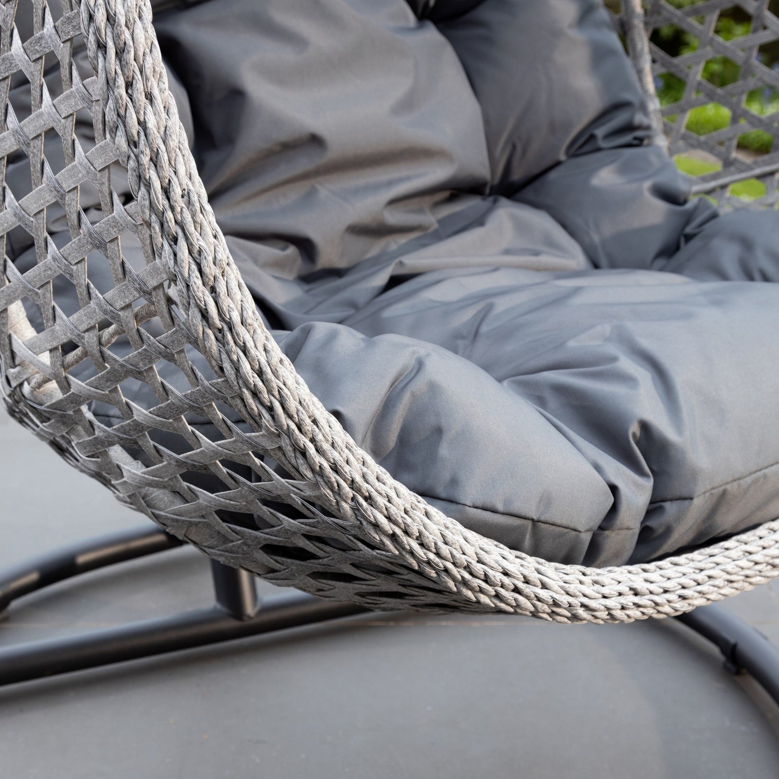 Oakley Swing Egg Pod Chair | One Size | Dark Grey
