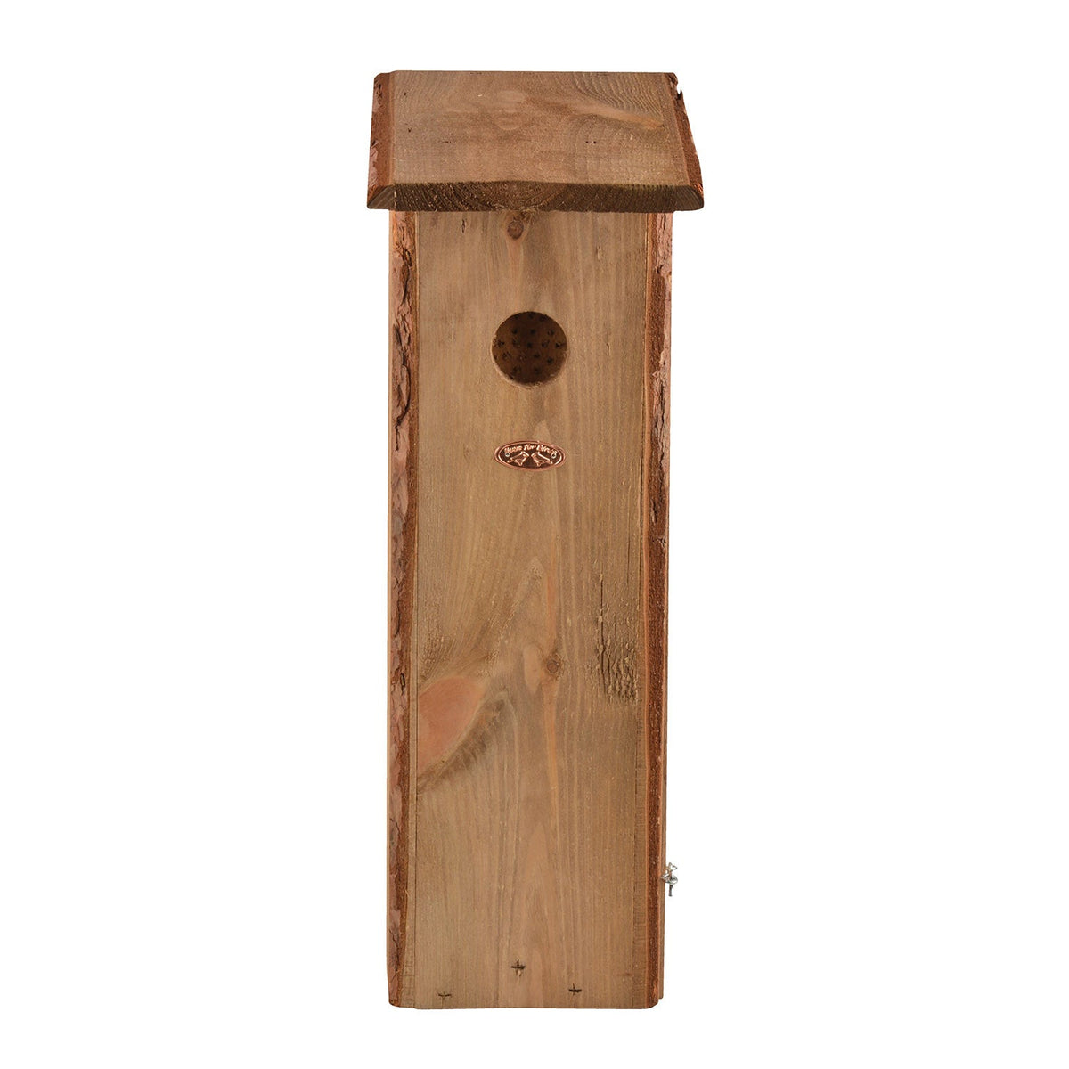 Woodpecker Nesting Box Fsc-certified Timber Side-door | 8 Panel | Beige