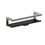 Bathroom Shelf, Organizer Glass Wiper Matt Steel Architect S+ Collection