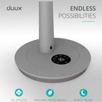 Whisper 3 Standing Fan With Remote Control | Grey