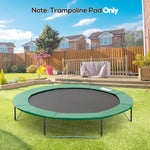 8ft Replacement Trampoline Pad, Thick Foam Safety Cover | Green
