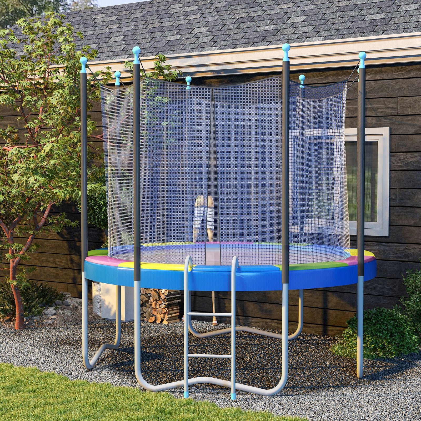 12ft Trampoline Spring Cover,trampoline Pad Replacement | 12ft | Multi Colour