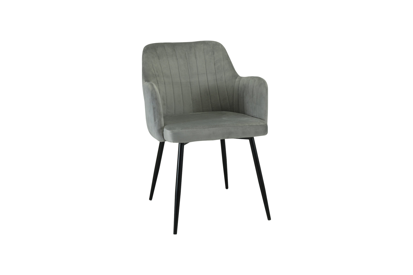 San Diego Marble Top Dining Table With Charlotte Velvet Chairs | Grey