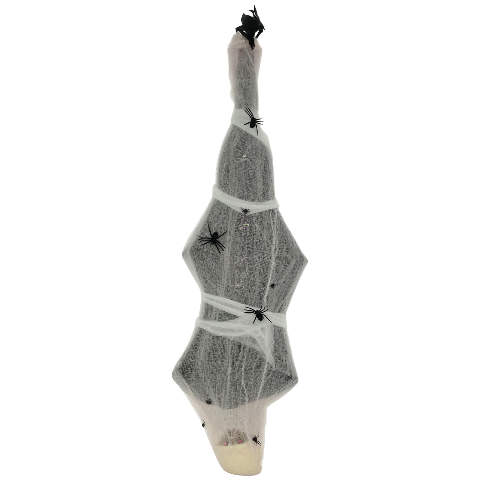 5.5ft Animated Halloween Decoration Hanging Mummy With Spider Web