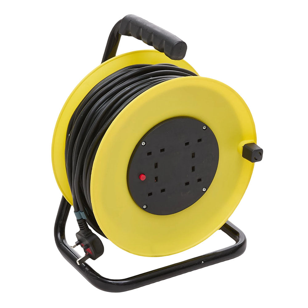 Extension Cable Reel With 4 Sockets | 25m
