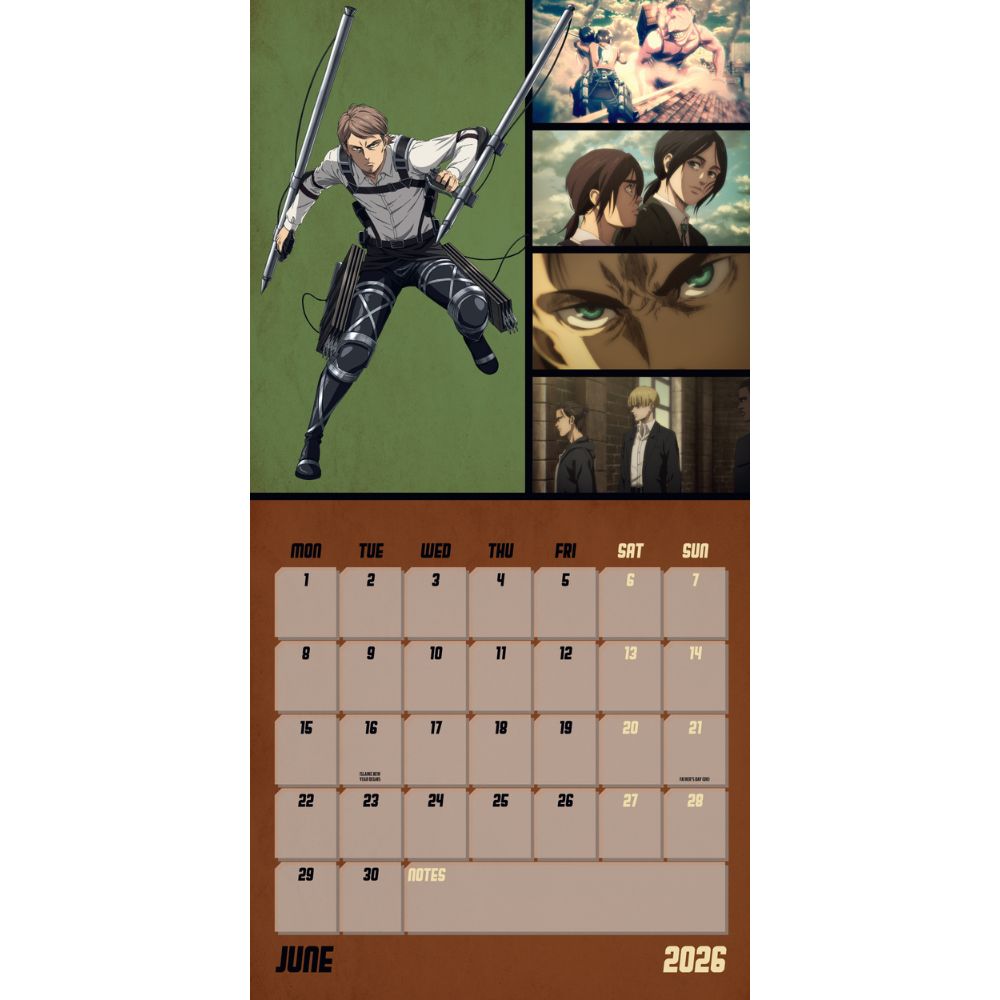 2026 Square Calendar Official Product