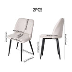 Set Of 2 Upholstered Dining Chairs