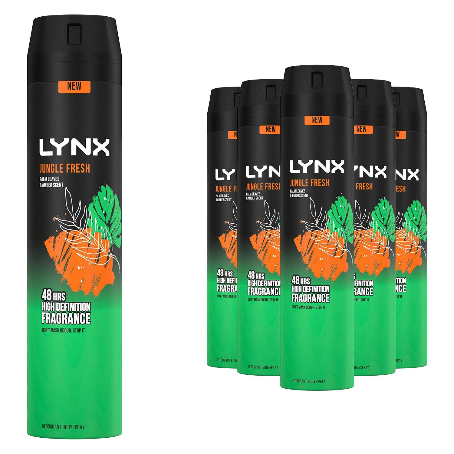 Xxl Body Spray Jungle Fresh 48h High Definition Fragrance Deo 250ml | Set of 18