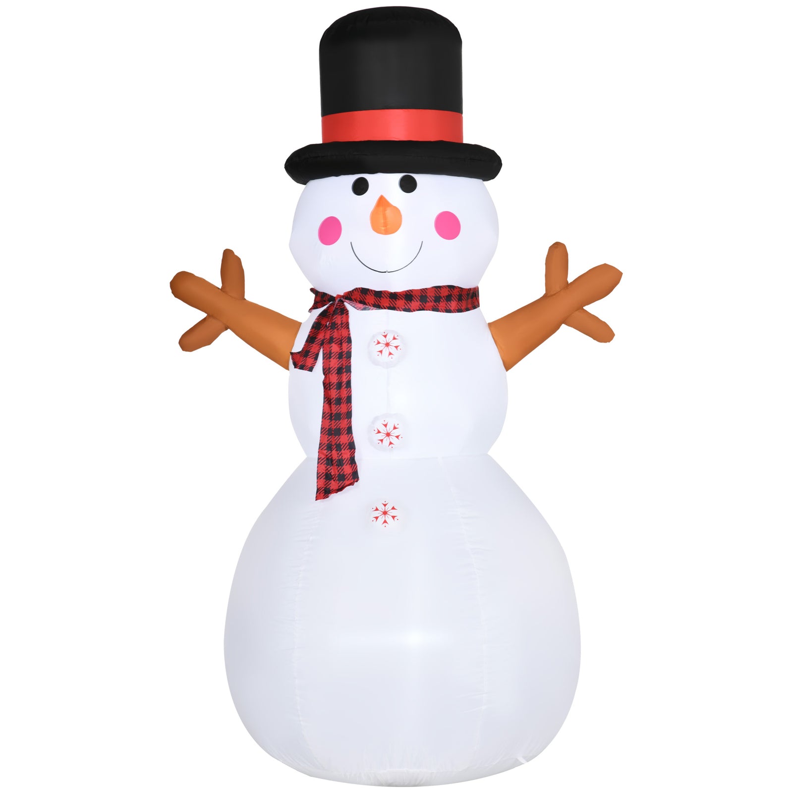 6ft Giant Inflatable Snowman Christmas Decoration Led