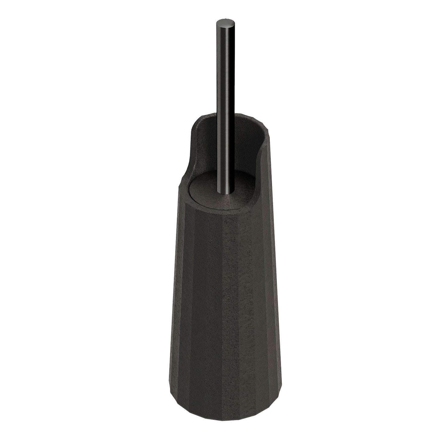 Toilet Brush, Black Design, Recycled Materials, Avenir Collection