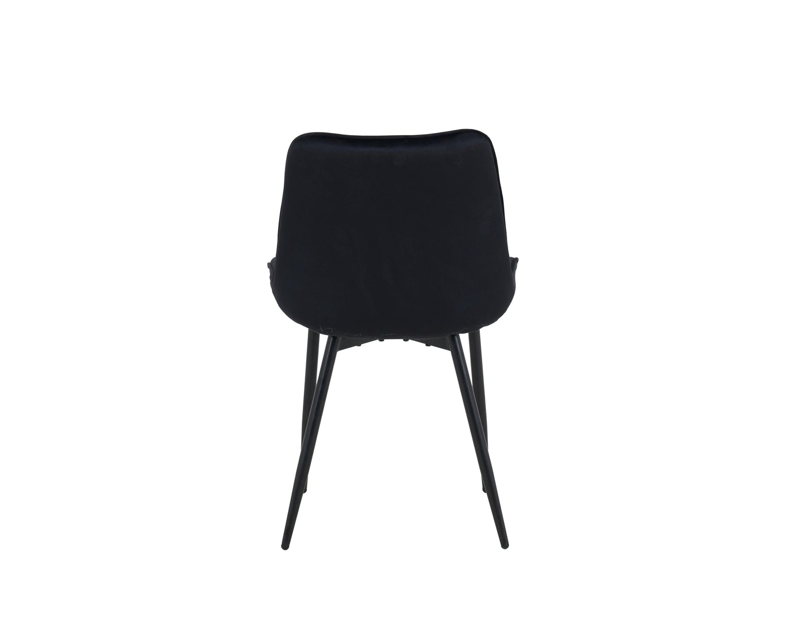 San Diego Marble Top Dining Table With Erica Velvet Chairs | Black