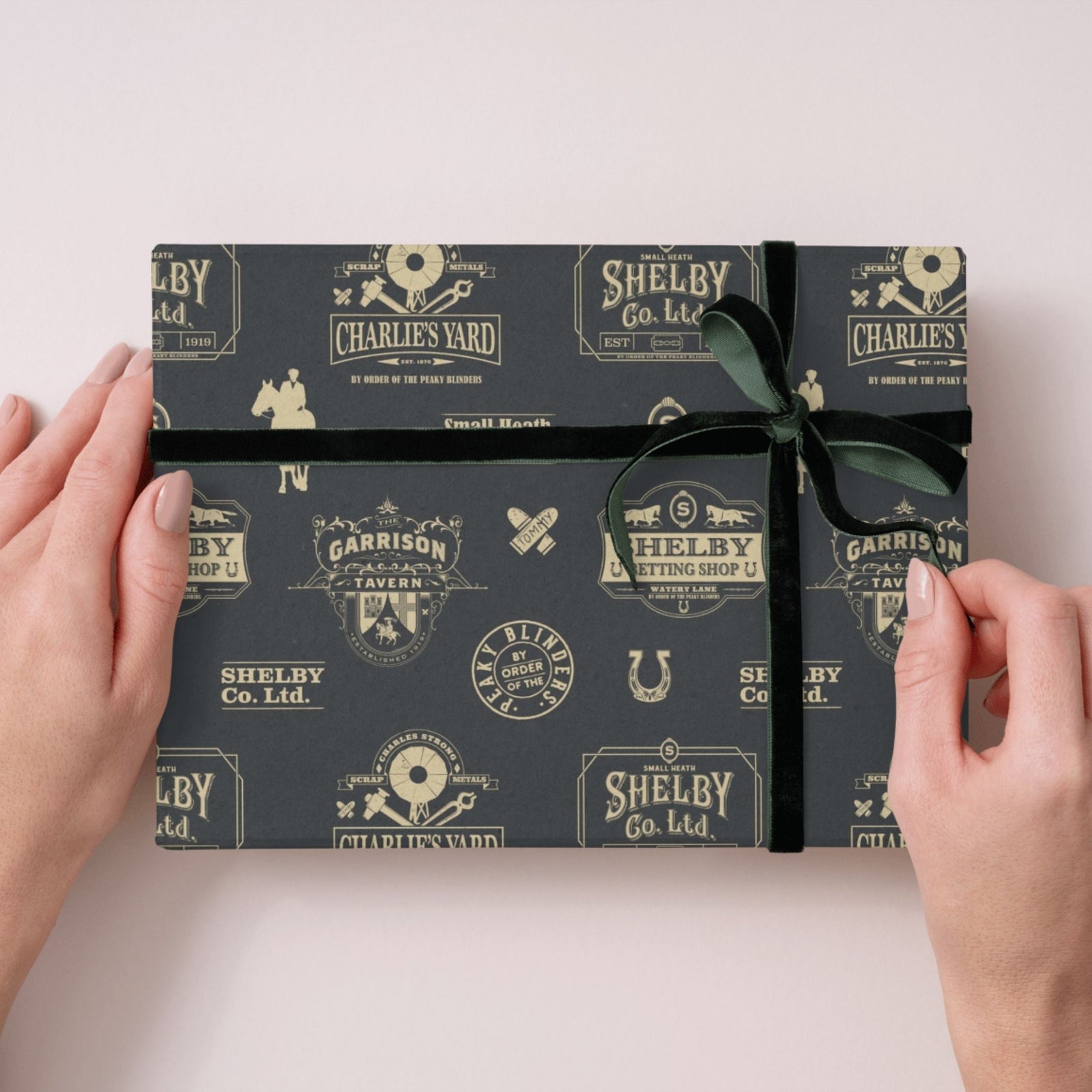 Peaky Blinders 4 Sheet 4 Tag Gift Wrap Bundle Official Product