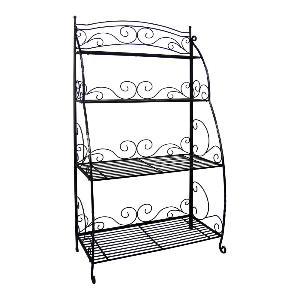 Folding Plant Stand 4 Shelf