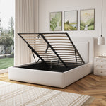 Weston Fabric Ottoman Bed Frame | King | Beige