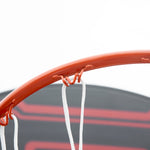 Outdoor Adjustable Basketball Hoop Stand Wheels 210-260cm | Black