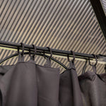 Hardtop Gazebo For Garden Party W/ Polycarbonate Curtains | Small
