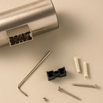 Toilet Brush & Holder 6,2cm Black Anti-corrosion Architect S+ Collection