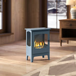 Freestanding Bioethanol Fireplace Ethanol Fireplace Stove | Grey