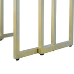 Solid Wood Chunky Gold Table Set Of 3
