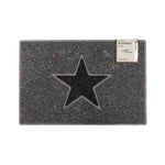 Star Medium Doormat With Coloured Star | Medium | Grey