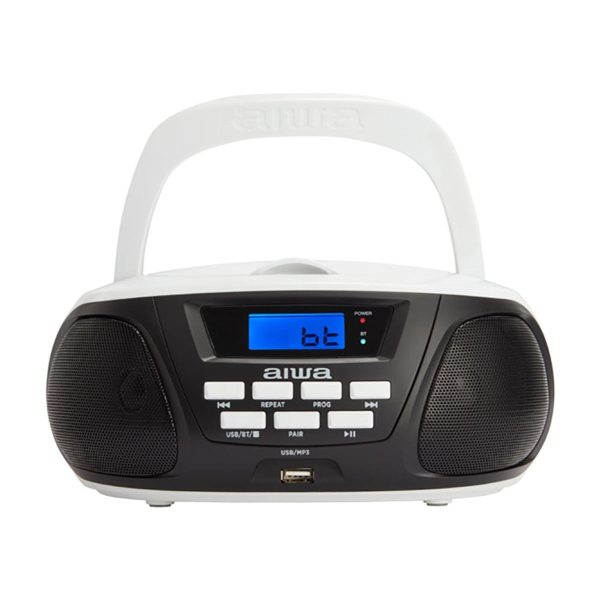 Bbtu-300 Boombox Portable Cd Radio | Black & White