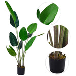 160cm/180cm Tall Artificial Banana Leaf Tree Faux Large Plants In Pot | Large