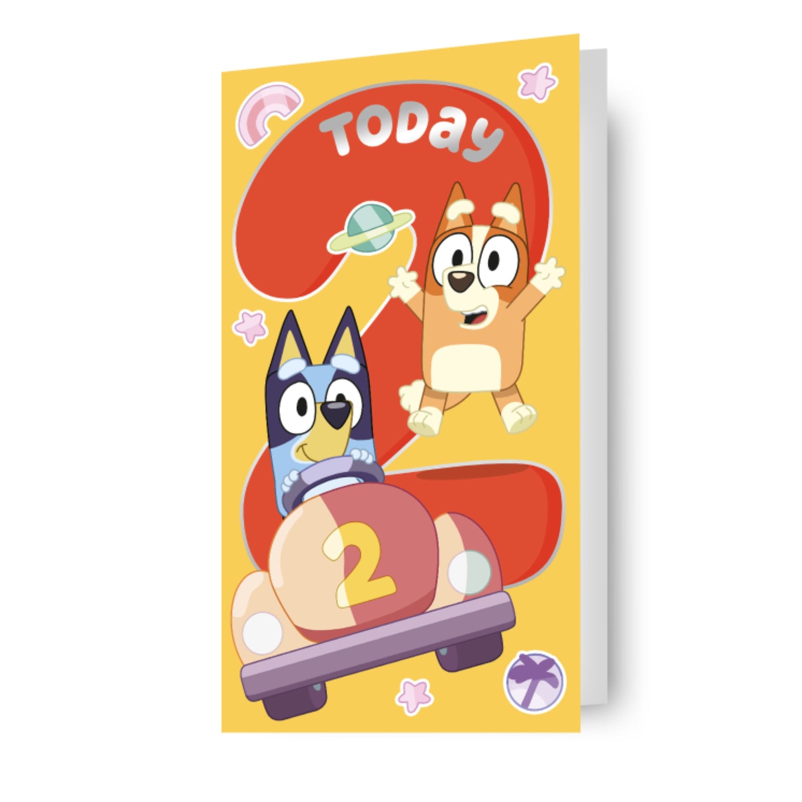 Bluey Age 2 Birthday Card Official Product