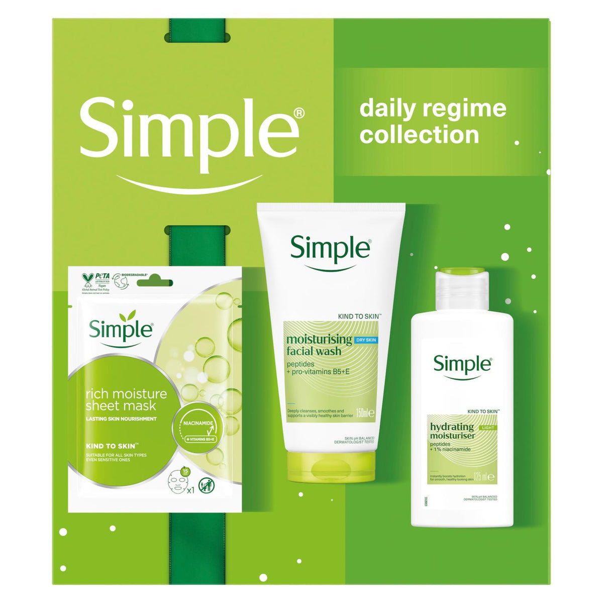 Daily Regime Edition Gift Set With Facial Wash And Moisturiser | Set of 2