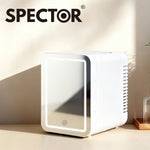 Mini Fridge 5l Portable Cooler Warmer With Mirror Bedroom Office Car | White
