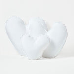 Super Microfibre Heart Shaped Cushion Pad | 40cm x 40cm | White