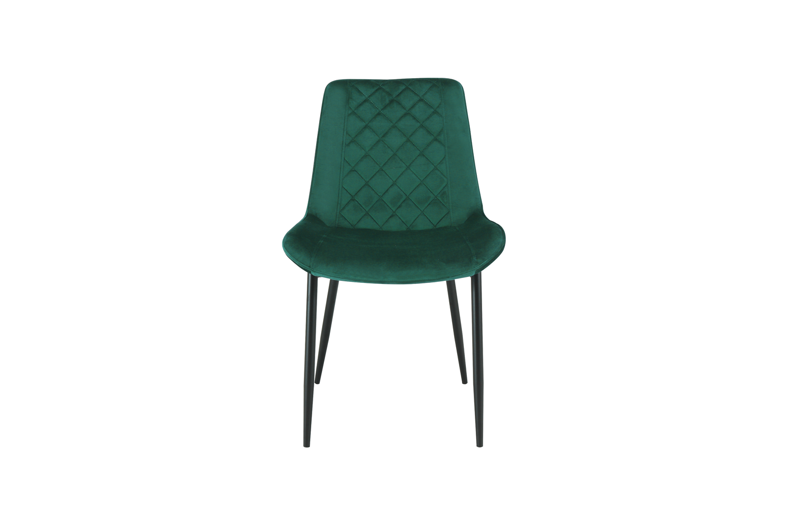 Amelia Velvet Comfort Dining Chairs | One Size | Green