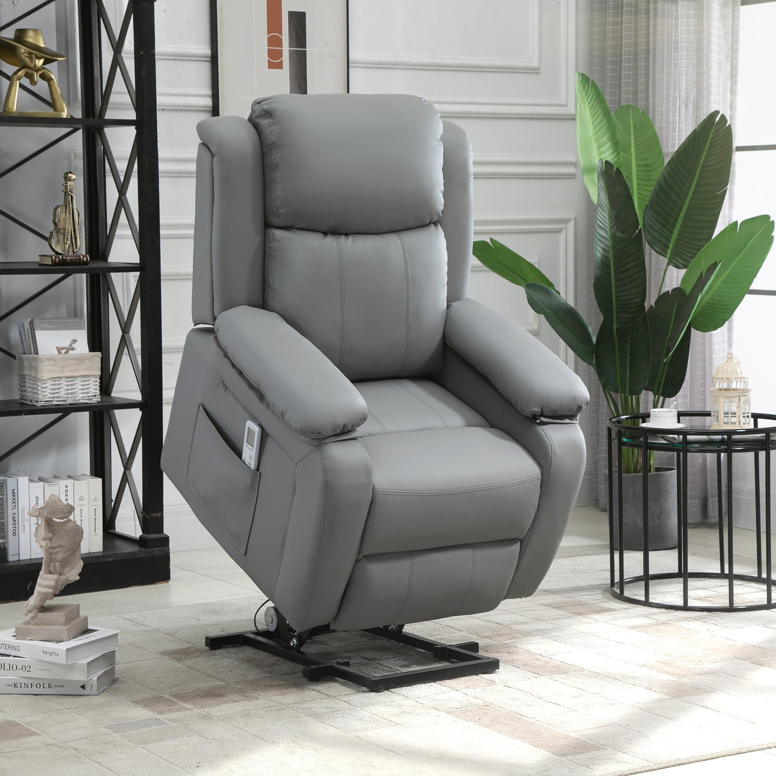 Riser Recliner Chair Power Lift W/ Remote