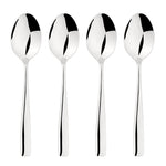 Cutlery 18/8 Stainless Steel Spoon 4pc Set Simplicity | Set of 4 | Silver