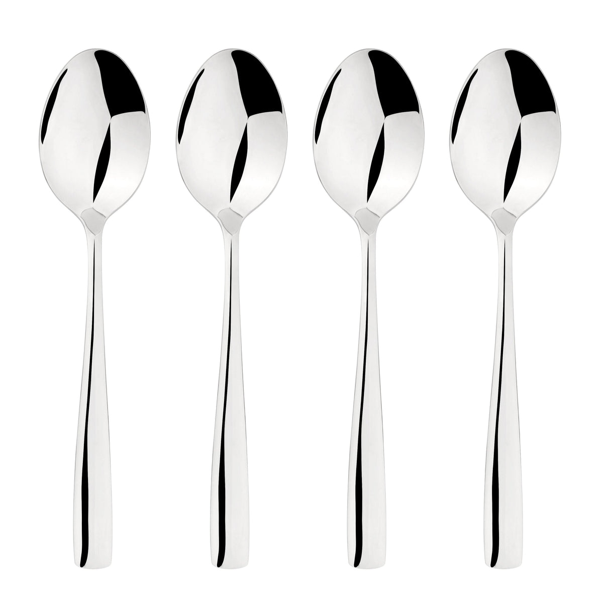 Cutlery 18/8 Stainless Steel Spoon 4pc Set Simplicity | Set of 4 | Silver