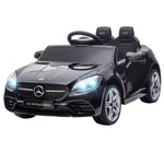 Benz 12v Kids Electric Ride On Car W/ Remote Control Music | Black