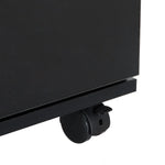 Pedestal Office Mobile Filing Cabinet 2 Drawer | One Size | Black