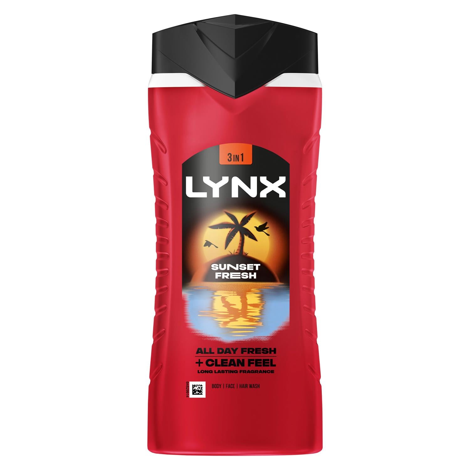 Men Sunset Fresh 3 In 1 Body Wash With Lasting Fragrance 500ml | Set-of-6