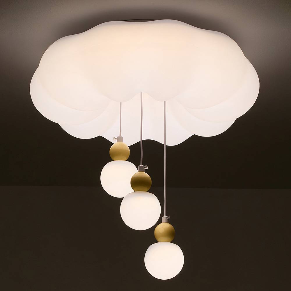 Modern Remote-controlled Ceiling Light With Pendant Decor