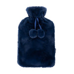 Plush Hot Water Bottle | Navy Blue