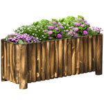Raised Flower Bed Wooden Planter Box 4 Feet (repeat)