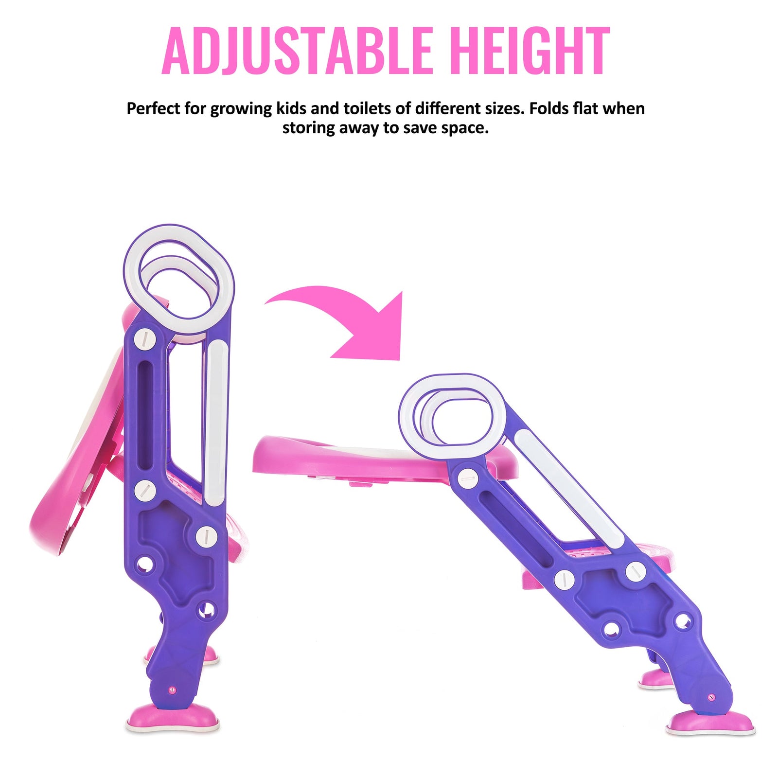 Foldable Padded Toddler Potty | Red