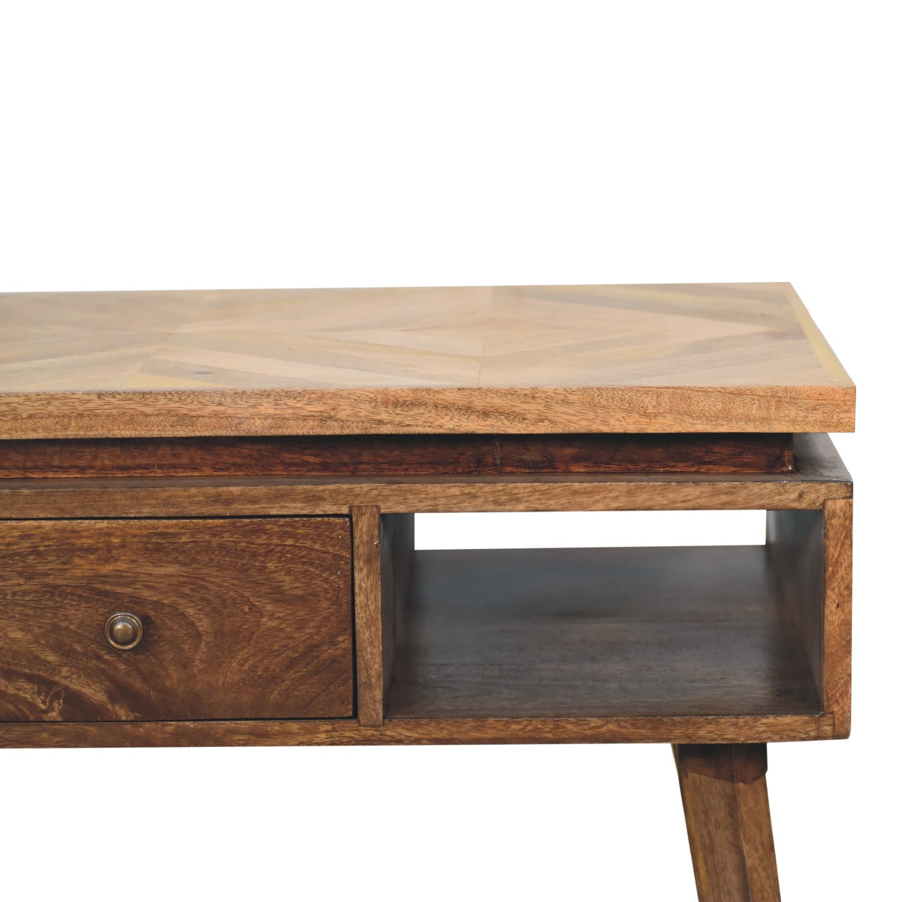 Solid Wood Classic Grey Granary Coffee Table