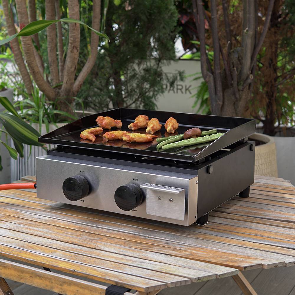 17-inch Stainless Steel Gas Griddle Propane Griddle