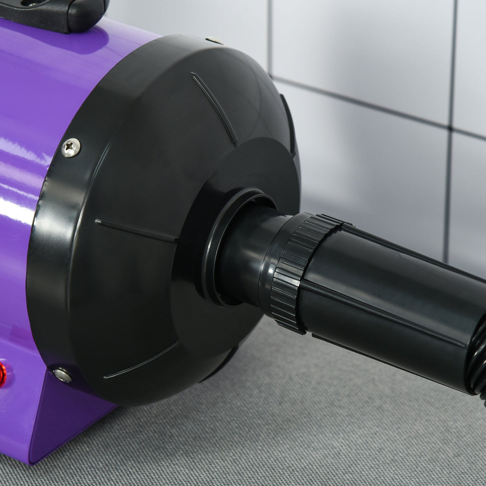 2800w Dog Hair Dryer Pet Grooming Blaster Blower Dryer 3 Nozzles | Purple