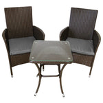 Rattan Bistro Set | Brown