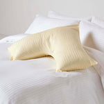 Egyptian Cotton Super Soft V Shaped Pillowcase 330 Tc | V Shape | Pastel Yellow